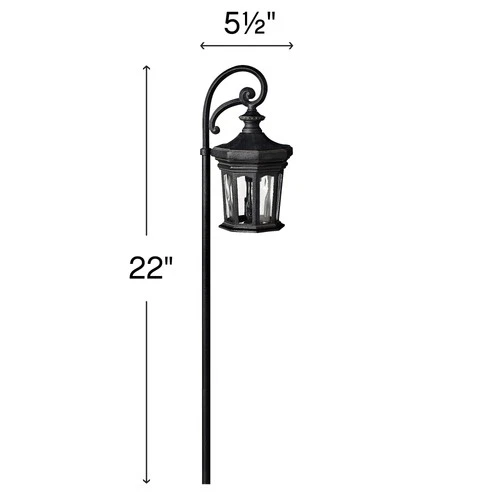 Hinkley Lighting 1513-LL 12v 1.5w 1 Light Path Light - Black - Picture 5 of 5