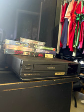 Quasar VHQ400 VHS VCR Video Cassette Player 4-Head Deck Model VHQ400 with movies