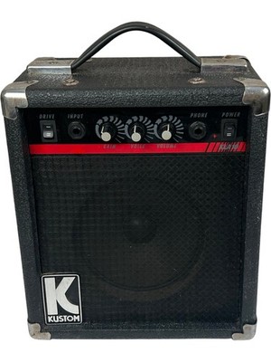 Kustom KLA10 Combo Gitarrenverstärker 10W tragbarer Übungsverstärker getestet und funktionsfähig