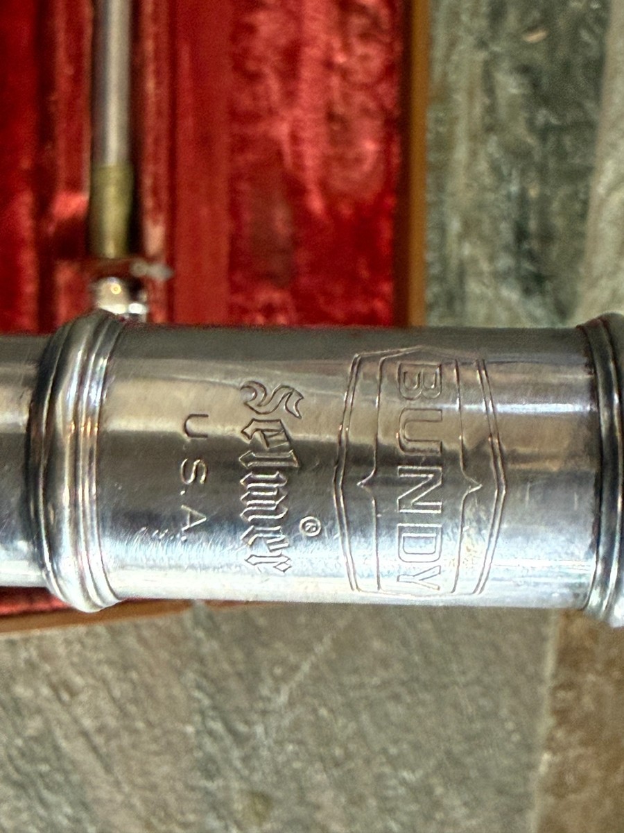 Selmer Bundy flute with hard case. Made in USA | eBay
