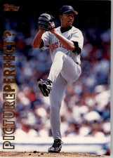 1999 Topps - Picture Perfect? Pedro Martinez #P3 HOF Boston Red Sox