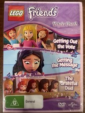 Lego Friends - Triple Pack (DVD, 2016) Region 2+4, Free UK P&P - New & Sealed