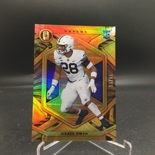 Odafe Oweh 2021 Panini Gold Standard 159 #/99 Baltimore Ravens Rookie