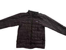 Patagonia Nano Puff Jacket Black Youth XL 14 Men's XS For Me 
