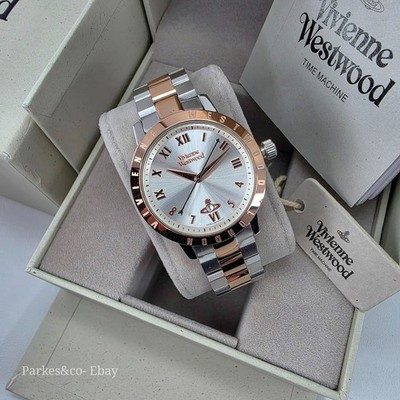 Vivienne Westwood VV152RSSL Bloomsbury Damenuhr neu mit Geschenkbox & Etikett!