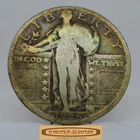 1925 Standing Liberty Silver Quarter, Toned - #C55909NQ