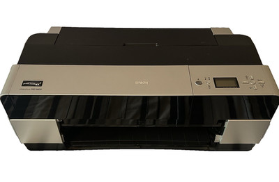 Epson Stylus Pro 3800 Large Format Printer for Parts/ Repair - Works WATCH VIDEO