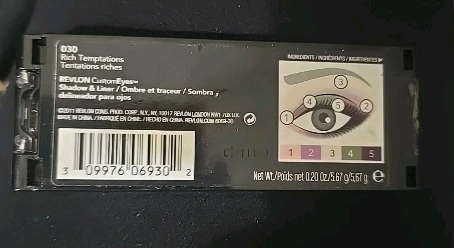 Revlon Custom Eyes Shadow & Liner-RICH TEMPTATIONS #030-Read Descrip - Image 3 of 3