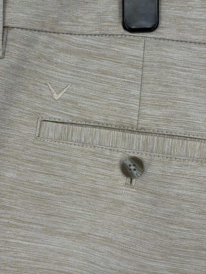 Pantalones cortos de rendimiento beige para hombre Perry Ellis - talla 38 Foto 4 de 4