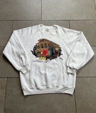 Vintage 1990s Crazy Shirts Hawaii Kliban Cat San Francisco Crewneck Sweatshirt L