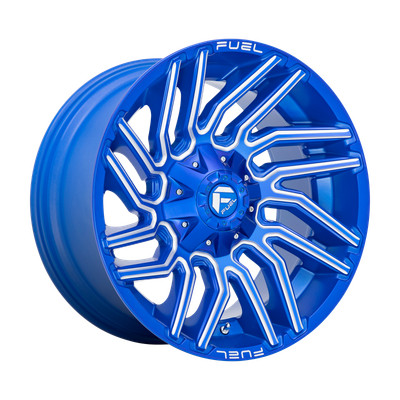 20x9 Fuel D774 Typhoon Anodized Blue Milled Wheel 5x5.5/5x150 (1mm)
