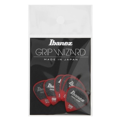 Ibanez PPA16HSG Sand Grip Picks 1,0 mm Red - Plektren Set