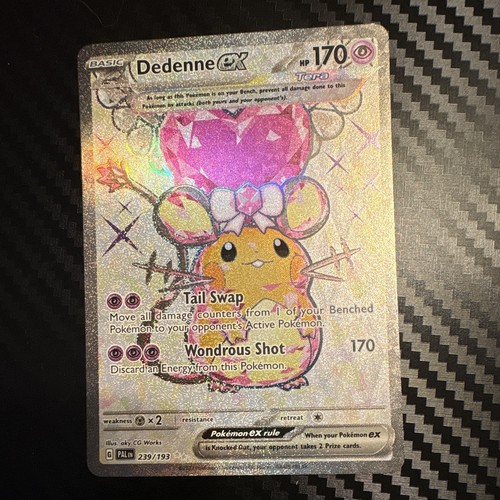 Pokemon - Dedenne ex 239/193 Paldea Evolved Full Art Holo Ultra Rare ENG