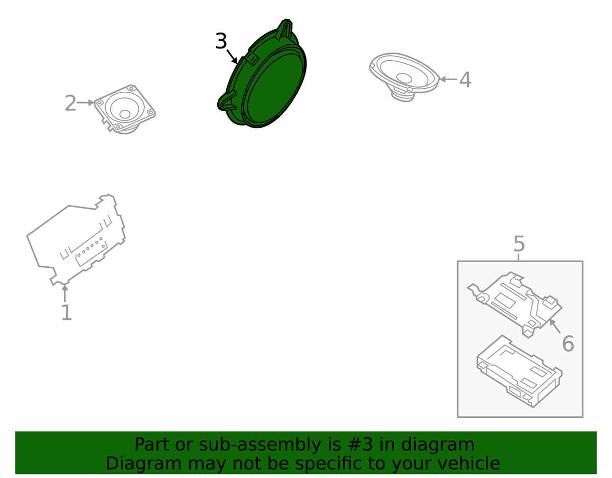 B21 Nissan Altima Maxima Door Speaker 28156ZX10A OEM for sale