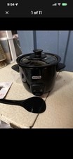 Dash Mini Rice Cooker Black 2 Cup Compact Coo...