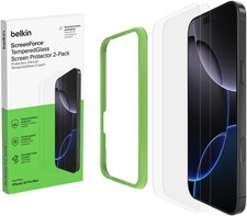 Belkin ScreenForce TemperedGlass Treated Screen Protector for iPhone 16 Pro Max