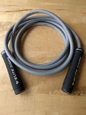 Elite Jumps Muay Thai 3.0 1.5lb Weighted 10ft Jump Rope - Silver