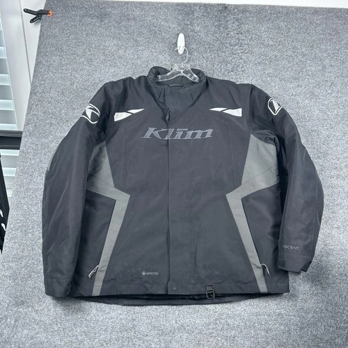 Klim Rift Jacket Mens 2XL Black Gore-Tex Ascent Float System Riding Snowmobile video thumbnail