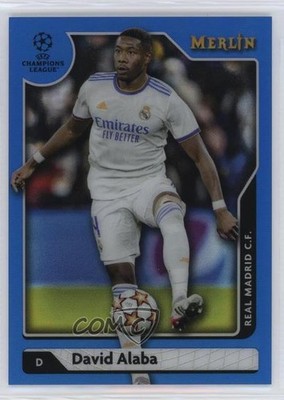 2021 Merlin Collection Chrome UEFA Club Competitions 19/75 David Alaba #104 1b9b
