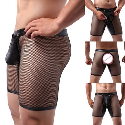 Heiß Brandneu Unterwäsche Body Spandex Boxershorts Atmungsaktiv Schnalle
