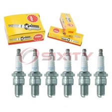 6 pc NGK 3194 BR9ES SOLID Standard Spark Plugs for RN2C E3.31 818 Ignition wk