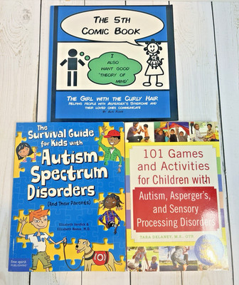 Autism Asperger's Resource Book Lot Social Skills Sensory Processing ADHD