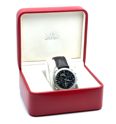 Omega De VilleCo-Axial GMT Uhr44mm Stahl Automatik Ref.42213445213991Box&Papiere
