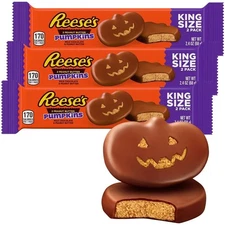 Reese’s Pumpkins King Size 2.4oz | 24CT Display – Halloween Special! 🍫 Only $6