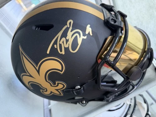 Drew Brees authentic New Orleans Saints Signed Original Football Helmet