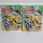 Vintage 2 In 1 TRANSFORMABLE Jet Alien Robots