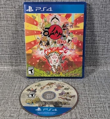 Okami HD (Sony PlayStation 4, 2017) Game In Case PS4 CAPCOM