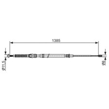 Handbremsseil hinten rechts für Audi TT 8J3 8J9 | 24462346