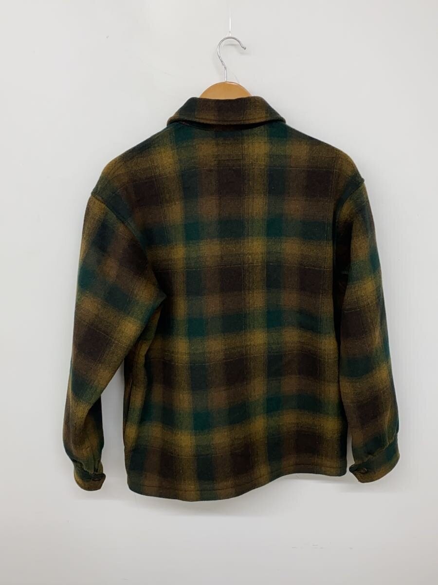 PENDLETON Blouson, Small, Wool, Green Check, 9575… - image 2