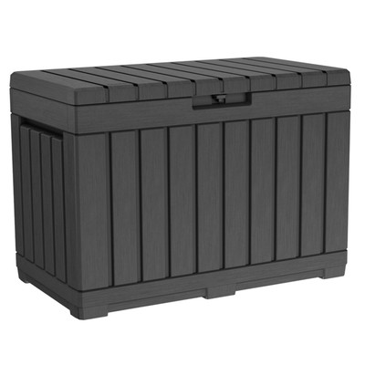 2in1 Gartenlagerbox Sitzbank abschließbar 190L Patio Balkon stabiler Deckel