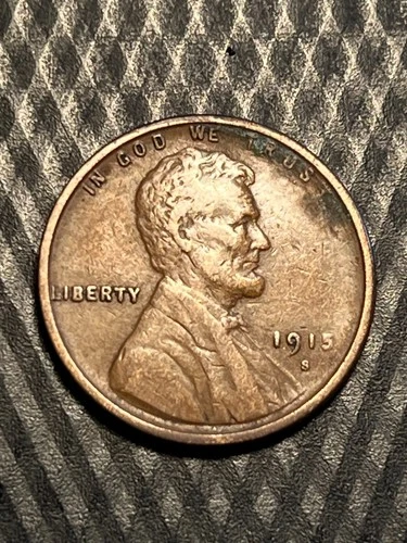 1915 S Lincoln Wheat Copper Cent 1C - Key Date Nice Very Fine Collector Coin