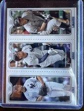 2022 Topps Opening Day Gerrit Cole Aaron Judge DJ LeMahieu #TPC-6A TPC-6B TPC-6C