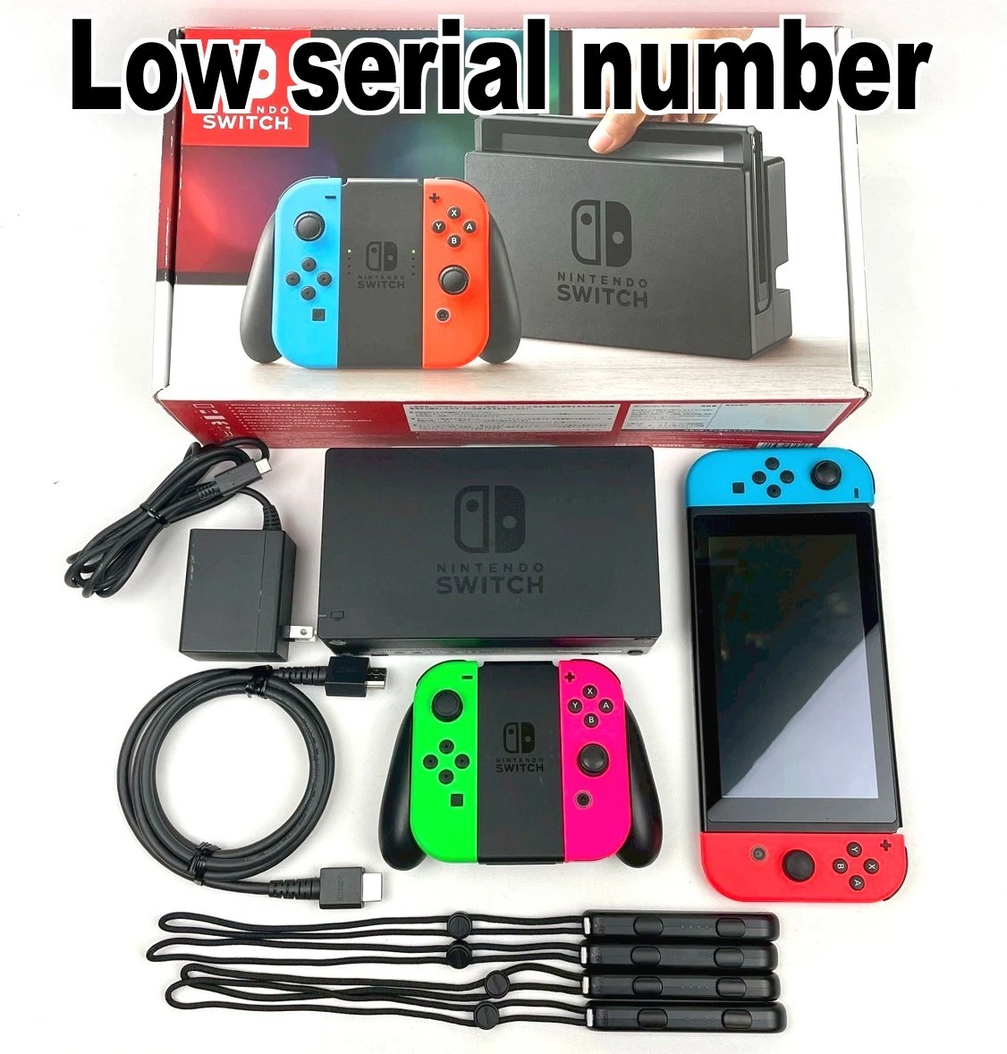 Nintendo Switch 灰色视频游戏机| eBay