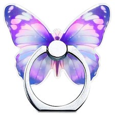 Cell Phone Ring Holder Stand, Cute Butterfly Phone Ring Grip Holder 360  Ro