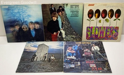 VTG Lot of Vinyl LP Records Rolling Stones The Who