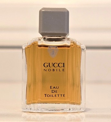 RARE Vintage Gucci Nobile Eau de Toilette Miniature - 1980s - Discontinued 5 ml