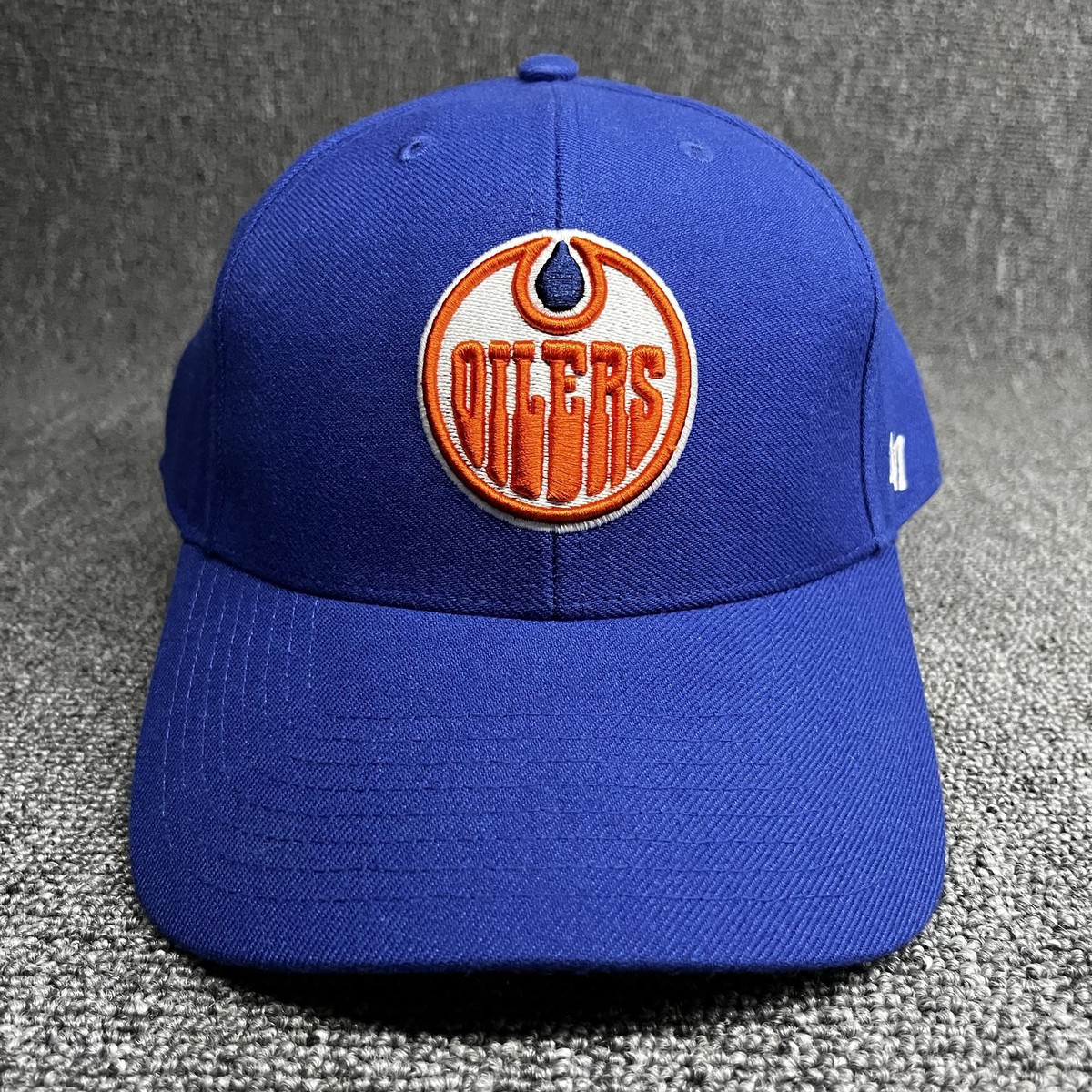 New '47 Brand Edmonton Oilers NHL MVP Adjustable Hat Royal Blue Cap