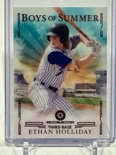 Panini 2025 Boys of Summer Ethan Holliday RED /175 Stillwater HS Baseball #26