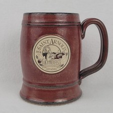 2014 Saint Arnold Oktoberfest Stoneware Beer Stein Sunset Hill SHS Handcrafted