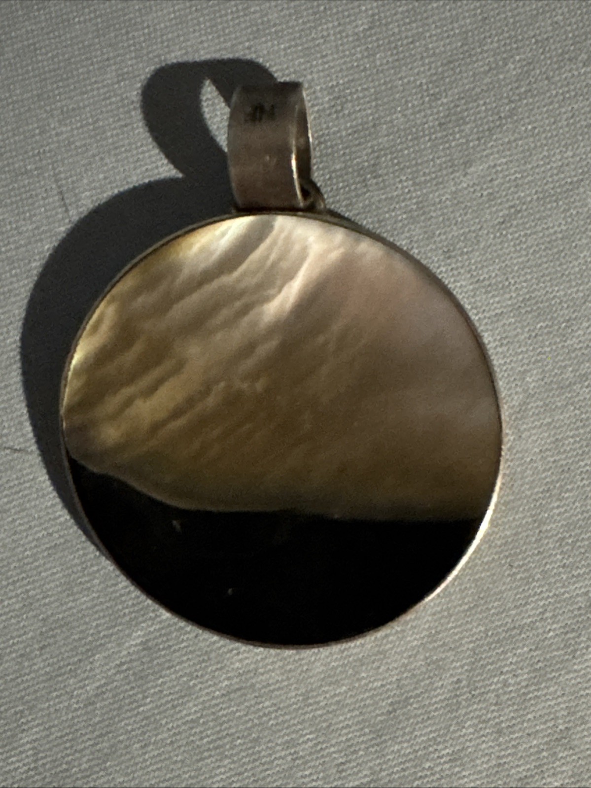 Round And Rectangular Sterling Silver Pendants Wi… - image 8