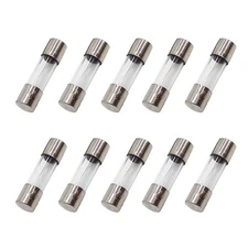 10Pcs F25AL250V 5X20MM 25A Fast Blow Fuse 25 Amp 250V Glass Cartridge Fuse Fa...