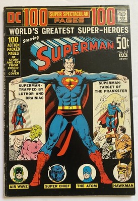 Superman #245 (DC Comics December 1971-January 1972) Lower grade