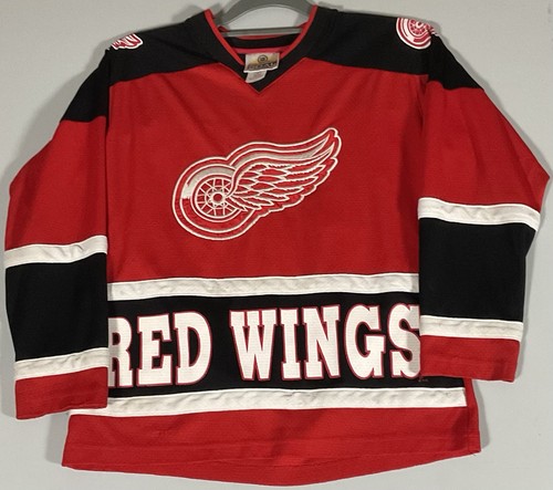 Maglia Hockey Vintage Detroit Red Wings Steve Yzerman #19 Youth M (10/12) NHL - Foto 2 di 10
