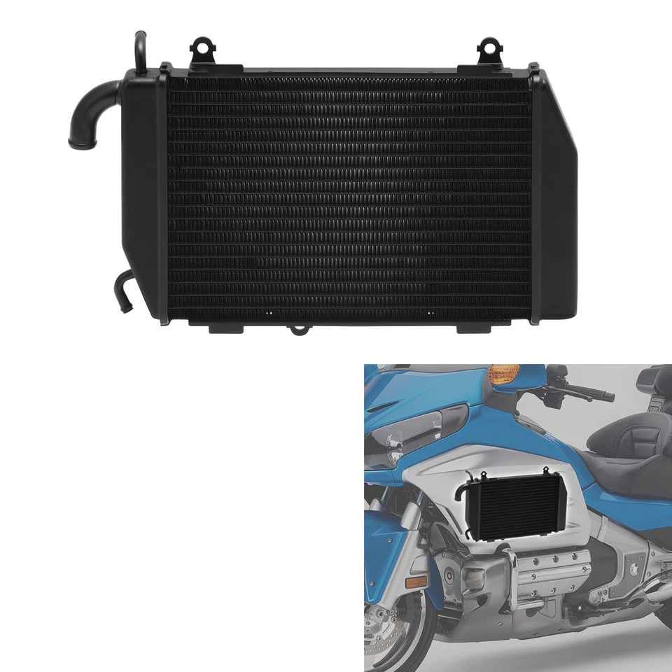 Refrigerador radiador izquierdo apto para Honda Goldwing 1800 GL1800 06-17 F6B 13-17 Foto 2 de 4