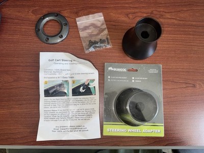 Rhox ACC-SW64 Steering Wheel Adapter For E-Z-GO Satin Black Brand New