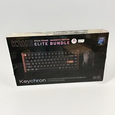 Keychron K2 HE Wood Frame Wireless Magnetic Switch Keyboard Mouse Elite Bundle